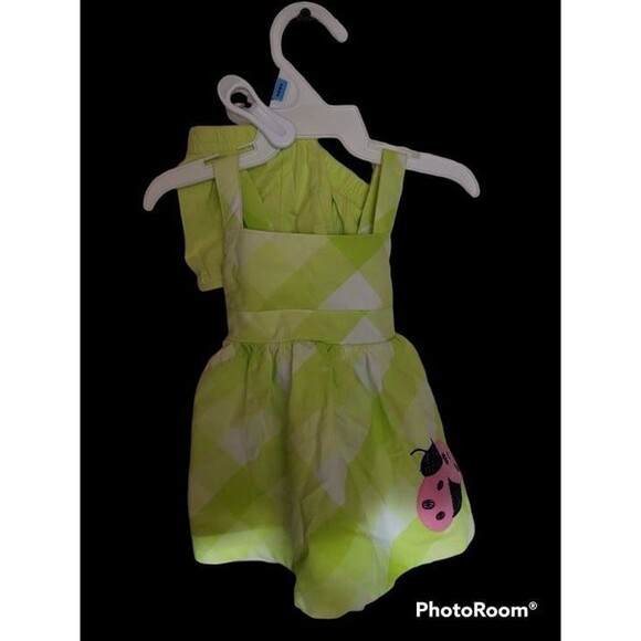 Girl's Carter's 2PC Tank Dress Size 3M (E74) - Picture 1 of 2